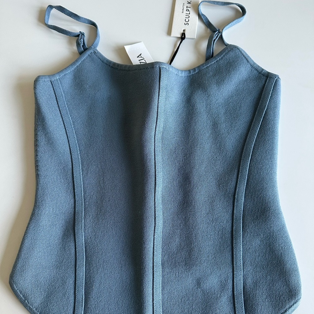 Babaton Blue Bodysuit